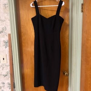 Dress The Population Black Nicole Sleeveless Sweetheart Neckline Dress L